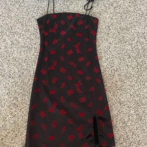 Black Motel Mini Dress